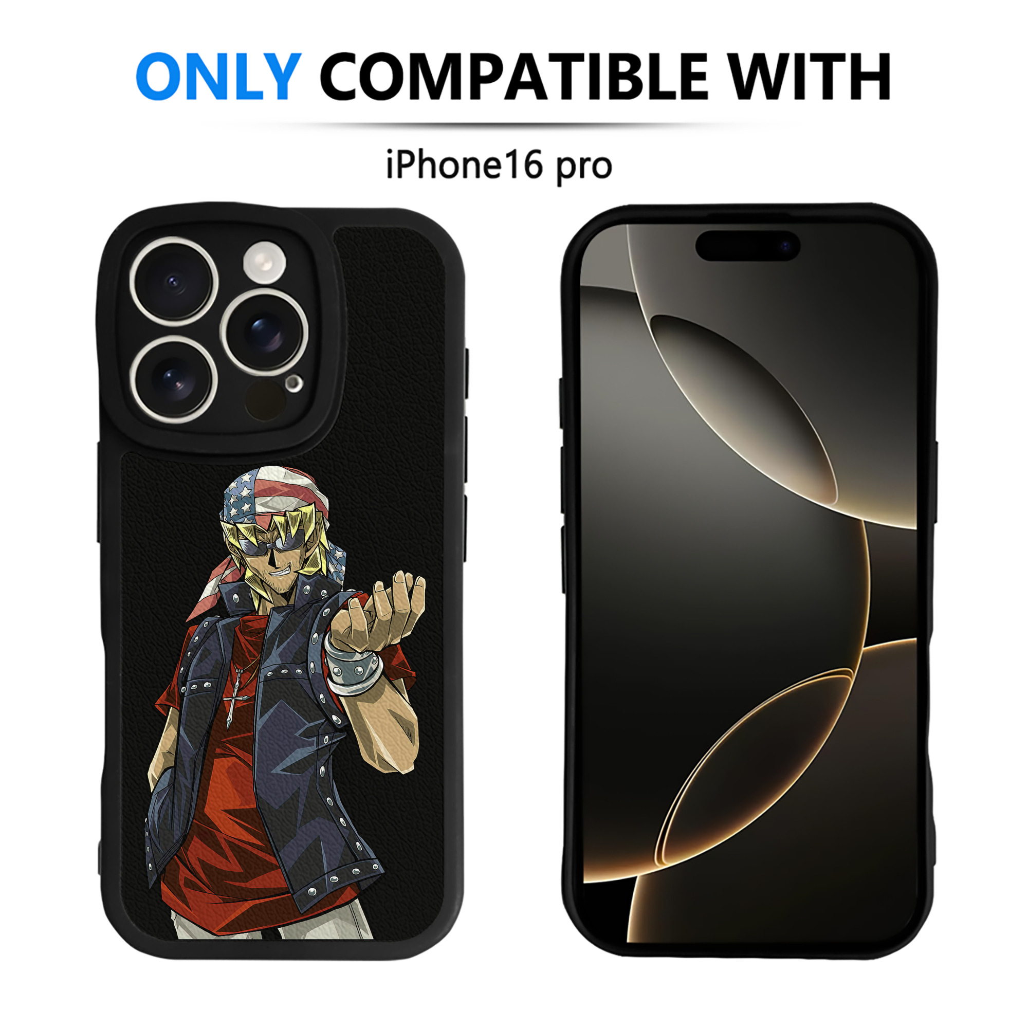 遊☆戯☆王 Yu-Gi-Oh! 【iPhone 16シリーズ対応】シリコンスマホケース（レザー調） 材質：シリコン